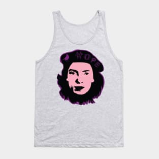 HOPE is the Thing With Feathers Emily Dickinson Che Guevara Pop art design Purple Version Tank Top